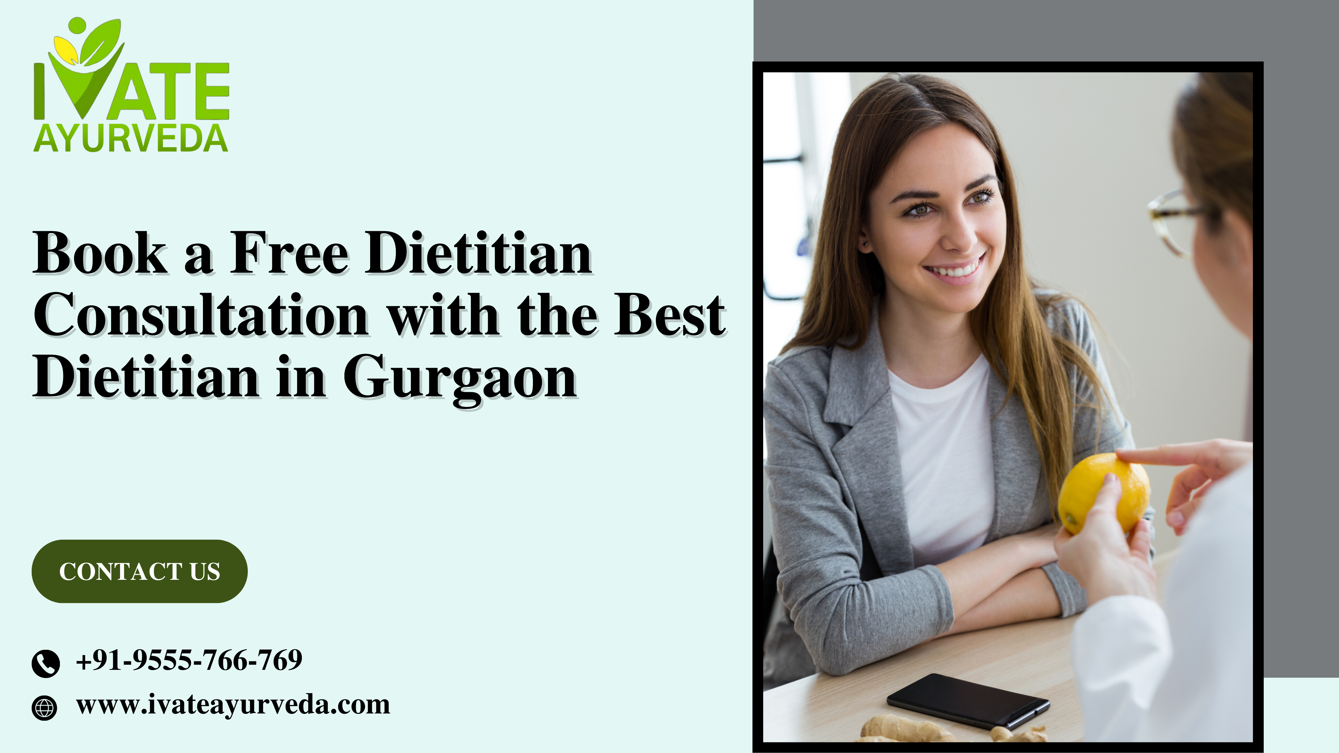 Best Dietician in Gurgaon | Fix your Free Appointment with iVate Ayurveda